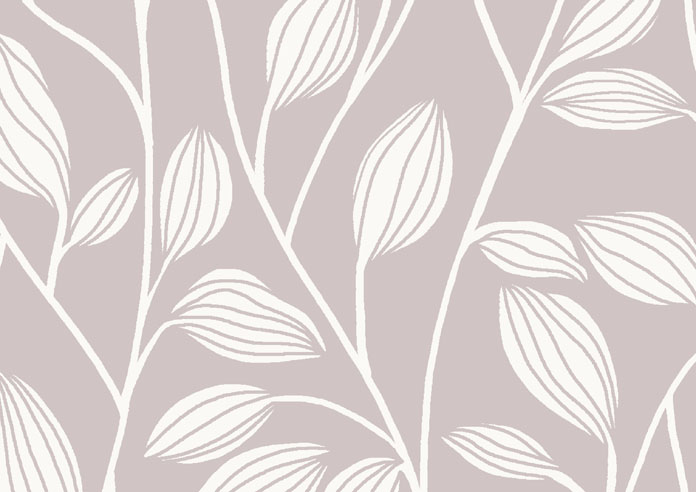 Leaf Motif, Blush Pink - Twist&Fit Roller Blind - Image 6